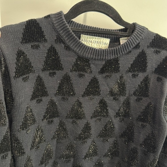 Marisa Christina Vintage Christmas Tree Sweater Black - Picture 7 of 9